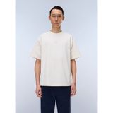 Napapijri S-ELEVATED LOGO SS-NP0A88Y2N1A1 Beyaz Yuvarlak Regular Fit Baskılı Erkek T-Shirt