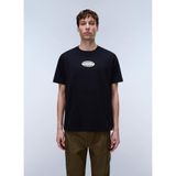 Napapijri S-FLINT Baskılı T-Shirt, L, 5003354072, Krem, Erkek
