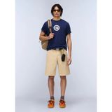 Napapijri S-PHOS SS-NP0A4G5AB2Q1 Lacivert Yuvarlak Regular Fit Baskılı Erkek T-Shirt