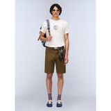 Napapijri S-PHOS SS-NP0A4G5AN1A1 Beyaz Yuvarlak Regular Fit Baskılı Erkek T-Shirt