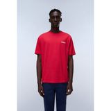Napapijri S-Small Box Ss Erkek T-Shirt - Kırmızı - XL