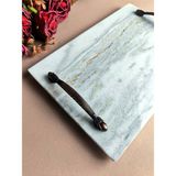 NapkinStore Doğal Mermer Söz-Nişan Tepsisi 20*30 cm / AERW211 - 20 x 30 cm