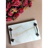 NapkinStore Doğal Mermer Söz-Nişan Tepsisi 20*30 cm / AZZN0123 - 20 x 30 cm