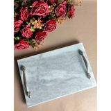 NapkinStore Doğal Mermer Söz-Nişan Tepsisi 20*30 cm / DMTN0122 - 20 x 30 cm