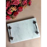 NapkinStore Doğal Mermer Söz-Nişan Tepsisi 20*30 cm / MNSS884 - 20 x 30 cm