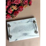 NapkinStore Doğal Mermer Söz-Nişan Tepsisi 20*30 cm / SAMN3121 - 20 x 30 cm