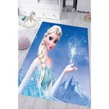 Napoli Home Dijital Baskılı Kaymaz Tabanlı Yıkanabilir Elsalı Çocuk Odası Halısı NHÇ-HT-1175 - 40 x 60 cm - Mavi
