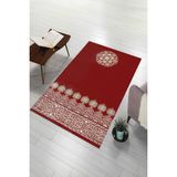 Napoli Home Dijital Baskılı Kaymaz Yıkanabilir (70X130) Hediyelik Namazlık Seccade, N-Seccade-44-Kırmızı, - 70 x 130 cm