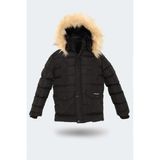 Napolı I Unisex Çocuk Mont & Kaban Siyah ST23JC054-500 - 7 Yaş