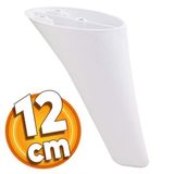 Napoli Lüks Mobilya Kanepe Sehpa Tv Ünitesi Koltuk Ayağı 12 Cm Beyaz Baza Ayakları