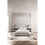 Napolihome Baskılı Kaymaz Taban Yıkanabilir Modern Sade Çizgili Oval Üçlü Yatak Odası Takımı,Bej 100 X 100