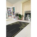 Napolihome Dijital Baskılı Kaymaz Taban Yıkanabilir Hediyelik Çeyizlik Namazlık Seccade,Gri 70 X 130 SECCADE-61