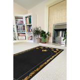 Napolihome Dijital Baskılı Kaymaz Taban Yıkanabilir Hediyelik Çeyizlik Namazlık Seccade,Gri 70 X 130 SECCADE-63