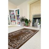 Napolihome Dijital Baskılı Kaymaz Taban Yıkanabilir Hediyelik Çeyizlik Namazlık Seccade,Kahverengi 70 X 130 SECCADE-65