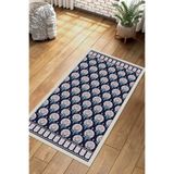 Napolihome Dijital Baskılı Kaymaz Taban Yıkanabilir Hediyelik Çeyizlik Namazlık Seccade,Lacivert 70 X 130 SECCADE-66
