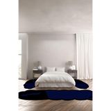 Napolihome Dijital Baskılı Kaymaz Taban Yıkanabilir Lazer Kesim Üçlü Yatak Odası Takımı,Mavi 100 X 100 YO-LAZER-44