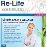 NAPURE Lavanta Kokulu Relife Vücut Bakım Bandı, Ayak Bandı Günlük Bakım & Wellness 1 Kutu 8 Adet Bant