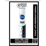 Naque Moda Su Kadın Sprey Deodorant Black&white Invisible Pure 72 Saat Anti-Perspirant Koruma, 150 ml - Option-1