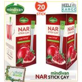 Nar Aromalı Stıck Karışık Bitki Çayı 20 Li