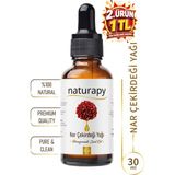 Nar Çekirdeği Yağı (Pomegranate Seed Oil) Soğuk Sıkım Sabit Yağ 30 ml Damlalıklı Cam Şişe