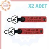 Nar Çiçeği, Adınıza Özel, Bolluk Akışlı Hediyelik 520 741 8 Enerji Dolu Başlangıç 2'li Anahtarlık