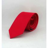 Nar Çiçeği Çocuk Boy Düz Renk Saten Kravat - CK-32 CK-32-GF