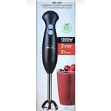 Nar Delta Turbo Çubuk Blender 1200 W, Şık Siyah Tasarım, Güçlü ve Pratik Kullanım. - Ahşap