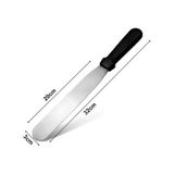 Nar Kalıp Düz Pasta Sıvama Spatulası 20cm