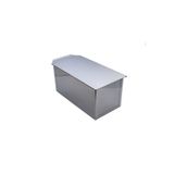 Nar kalıp Narkalıp Baton Tost & Ekmek Kalıbı Kapaklı (10X10X15 CM) Paslanmaz Çelik