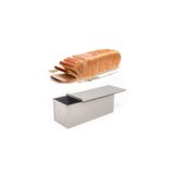 Nar kalıp Narkalıp Baton Tost & Ekmek Kalıbı Kapaklı (10X10X25 CM) Paslanmaz Çelik