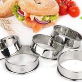 Nar kalıp Narkalıp Hamburger Ekmeği Pişirme Kalıbı 10cm