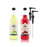 Nar & Lime Aromalı Kahve & Meyve Şurubu 2 x 700 ml.