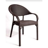 Nar Sokağı Bambu Rattan Koltuk 84 Cm Yükseklik 1 Adet Dış Mekan Kullanımı İçin Kahve
