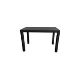 Nar Sokağı Camsız 70x120 cm Rattan Bahçe Balkon Masası Kahve