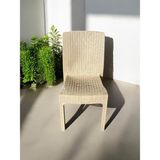 Nar Sokağı Kolsuz Rattan Sandalye - Kapuçino