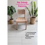 Nar Sokağı Loras Kolsuz Sandalye Bahçe, Balkon ve Cafe Sandalyesi Kapiçino