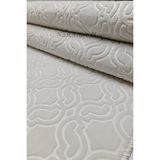 Nar Store Home Elit Krem Embos Kabartmalı Yıkanabilir Kaymaz Taban Kesme Yolluk Halı - 100 x 150 cm - Krem - Bej
