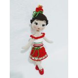 Nar Tanesi Bebek Amigurumi Organik Oyuncak