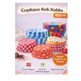NAR ZÜCCACİYE 100 lü Muffin Kek Kalıbı Naturel Kağıt Cupcake Browni Kek Tartolet Kalıbı NORMAL BOY