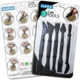 Nara Plastik Ebeşuar Modelaj 5'li Set (Polimer Kil,hamur Şekillendirme)