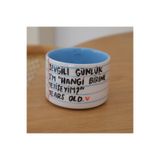 Naramica MOTTO MUG - HANGİ BİRİ? El Yapımı Seramik Kahve Fincanı 200 Ml