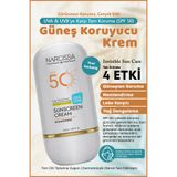 Narcissa Yüksek Koruyucu, Leke Karşıtı Yüz Güneş Kremi 50 SPF+ Waterproof UVA + UVB 50 ML