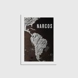 Narcos Dizi Posteri Tablo Çerçeveli Poster Duvar Dekorasyonu - 21 x 30 - Çerçevesiz Poster