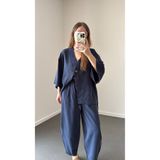 Narferita Reina Modal Kimono Ve Şalvar Pantolon Takımı