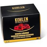 Nargile Kömürü 1Kg – Uzun Yanma, Düşük Kül, Yüksek Performanslı Doğal Kömür