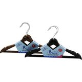 Nargo 3pcs Plastik Çocuk Elbise Askısı Metal Başlıklı - 00 Kahverengi