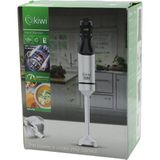 Nargo Kiwi KHB-4438 Çubuk El Blender 1200W Değişken Hız Kontrol Düğmesi Güçlü Dc Motor Çelik Bıçak Krom Kaplama Gövde