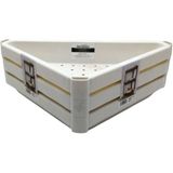 Nargo Üçgen - Beyaz Pratik Raf Ünitesi Plastik - 3 Adet