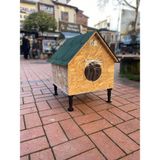 Narım Kedi Evi Kedi Yuvası İç ve Dış Mekan Isı ve Su Yalıtımlı 55x45x65 cm