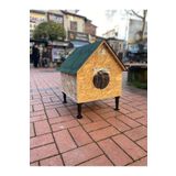 narım Kedi evi kedi yuvası iç ve dış mekan su ve kar yalıtımlı özel üretim kedi barınağı 55x45x65 cm